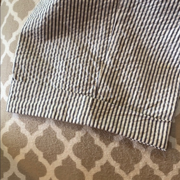 Gap sear sucker crop cotton pants - Picture 4 of 5